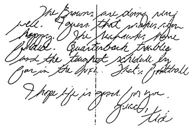 Handwriting analysis of serial killers